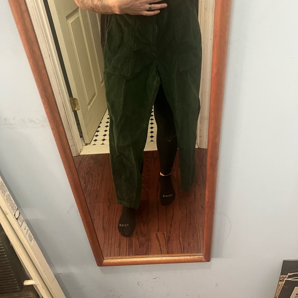 Men's Green Corduroy Pants